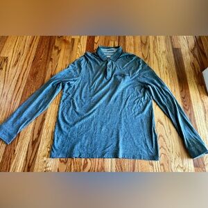 Ted Baker London Men's‎ Long Sleeve Gray Polo Shirt Sz 6